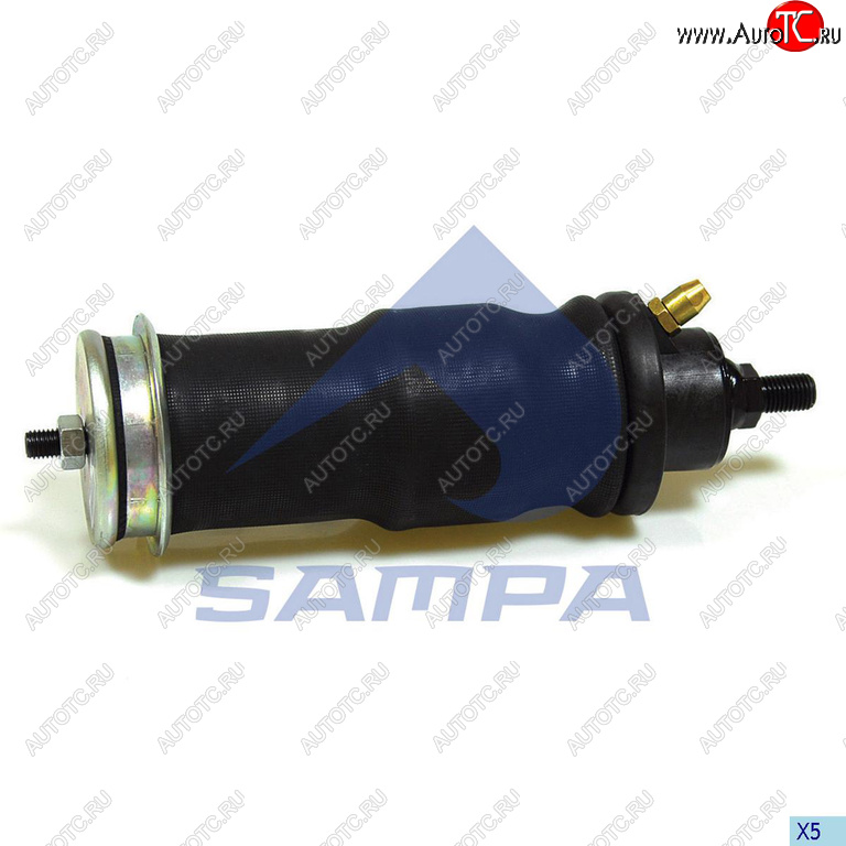 3 699 р. Амортизатор SCANIA 4 series кабины задний с пневмоподушкой 1435856+1476415 SAMPA SAMPA 040.180-01  с доставкой в г. Кемерово