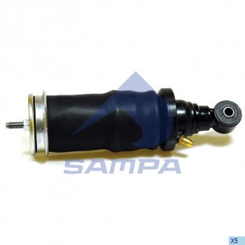 3 399 р. Амортизатор SCANIA кабины (пневмо) (230335 OI) в сборе SAMPA SAMPA 040.185-01  с доставкой в г. Кемерово. Увеличить фотографию 1
