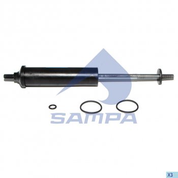 1 699 р. Амортизатор SCANIA 4,P,G,R,T series кабины передний (212304 12х88 12х25 II) SAMPA SAMPA 040.222-01  с доставкой в г. Кемерово. Увеличить фотографию 1