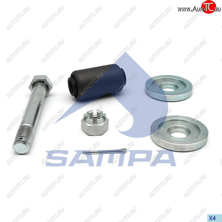 3 099 р. Ремкомплект SCANIA пальца рессоры задней SAMPA SAMPA 040.507  с доставкой в г. Кемерово