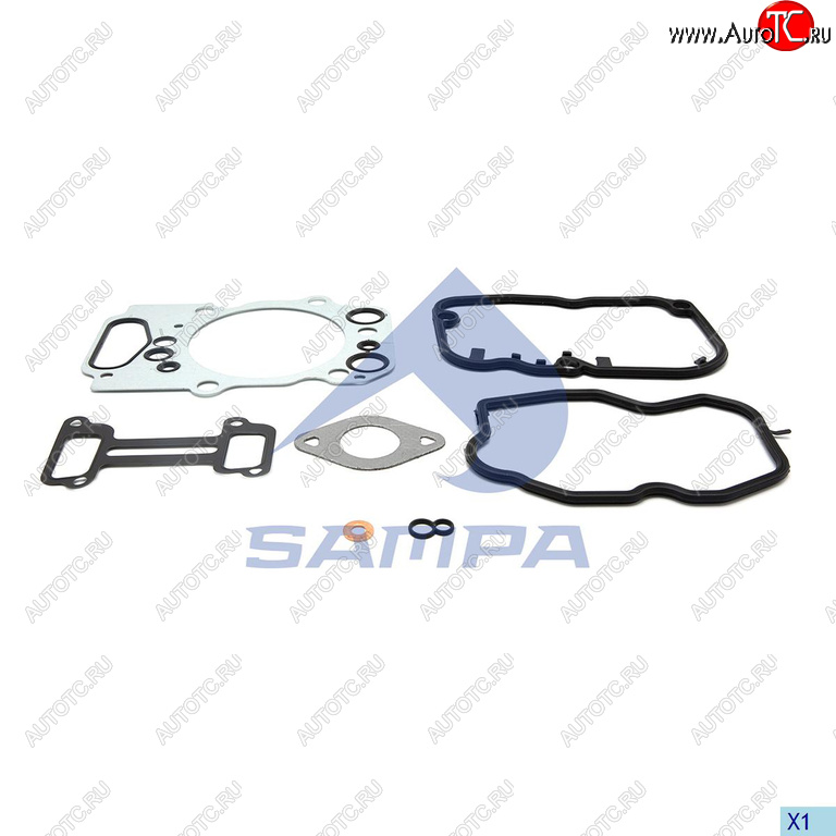 2 279 р. Прокладка двигателя SCANIA P,G,R,T series дв. DC13.103 комплект на одну ГБЦ SAMPA SAMPA 040.779  с доставкой в г. Кемерово