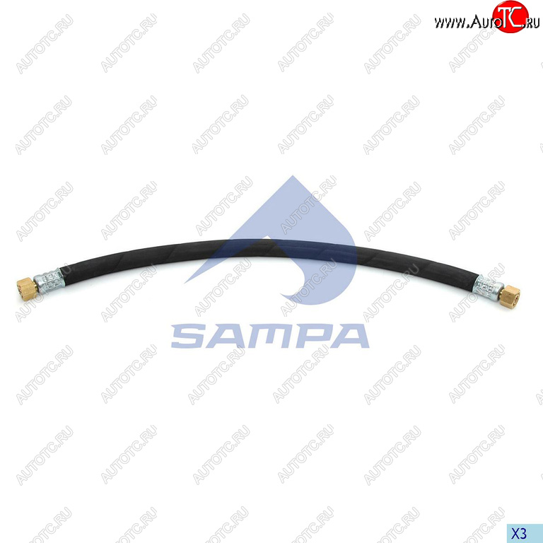 1 799 р. Шланг тормозной SCANIA P,G,R,T series SAMPA SAMPA 041.193  с доставкой в г. Кемерово