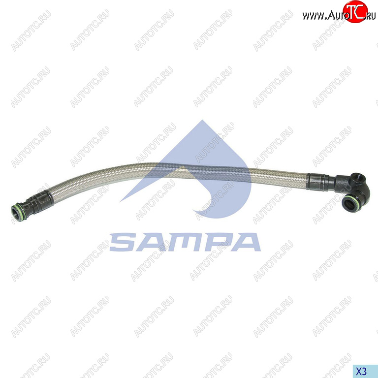 11 549 р. Патрубок SCANIA системы охлаждения ретардера SAMPA SAMPA 041.208  с доставкой в г. Кемерово