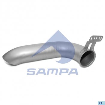 5 449 р. Глушитель SCANIA (ЕВРО-5) SAMPA SAMPA 041.253  с доставкой в г. Кемерово. Увеличить фотографию 1