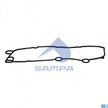 299 р. Прокладка SCANIA 4,P,G,R,T series масляного теплообменника SAMPA SAMPA 041.451  с доставкой в г. Кемерово. Увеличить фотографию 1