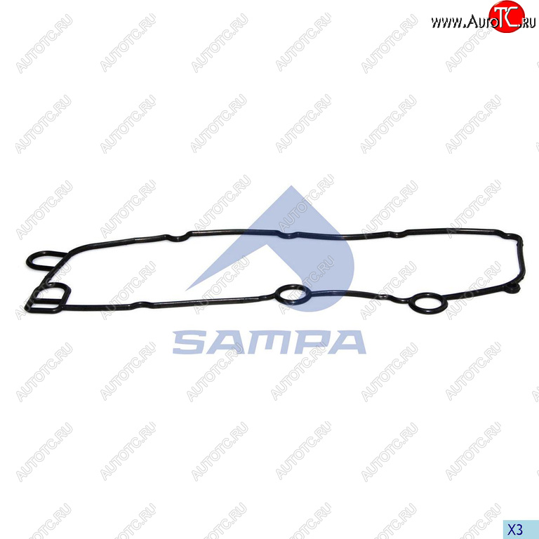 299 р. Прокладка SCANIA 4,P,G,R,T series масляного теплообменника SAMPA SAMPA 041.451  с доставкой в г. Кемерово