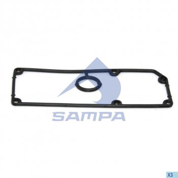 166 р. Прокладка SCANIA P,G,R,T series дв.DC9,11,DC,DT12 крышки маслоочистителя SAMPA SAMPA 041.453  с доставкой в г. Кемерово. Увеличить фотографию 1