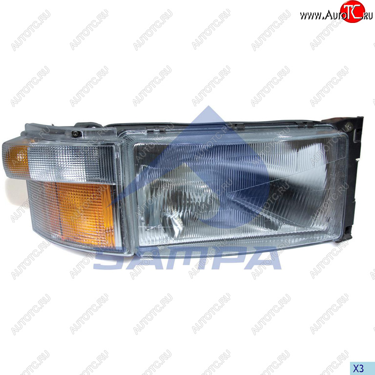 5 899 р. Фара SCANIA 4 series правая SAMPA SAMPA 042.057  с доставкой в г. Кемерово