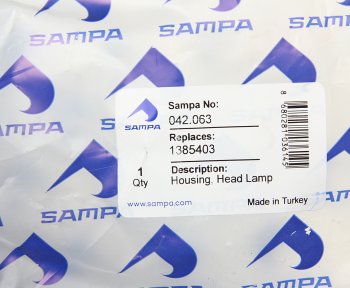 1 479 р. Рамка SCANIA P,G,R,T series фары правая SAMPA SAMPA 042.063  с доставкой в г. Кемерово. Увеличить фотографию 4