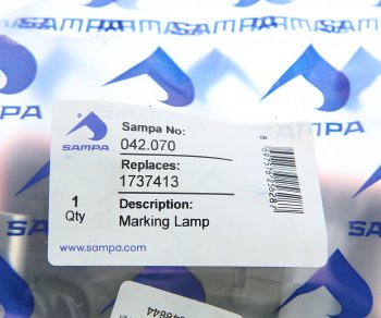 919 р. Фонарь габаритный SCANIA 4 series желтый светодиодный (патрон овальный) SAMPA SAMPA 042.070  с доставкой в г. Кемерово. Увеличить фотографию 3