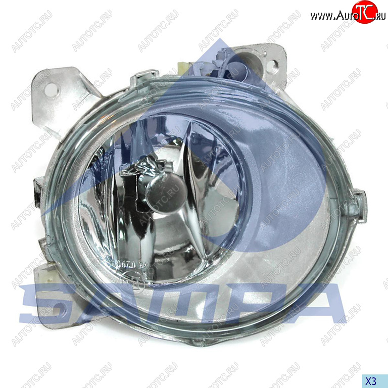 2 779 р. Фара противотуманная SCANIA 4,P,G,R,T series левая наружная SAMPA SAMPA 042.074  с доставкой в г. Кемерово