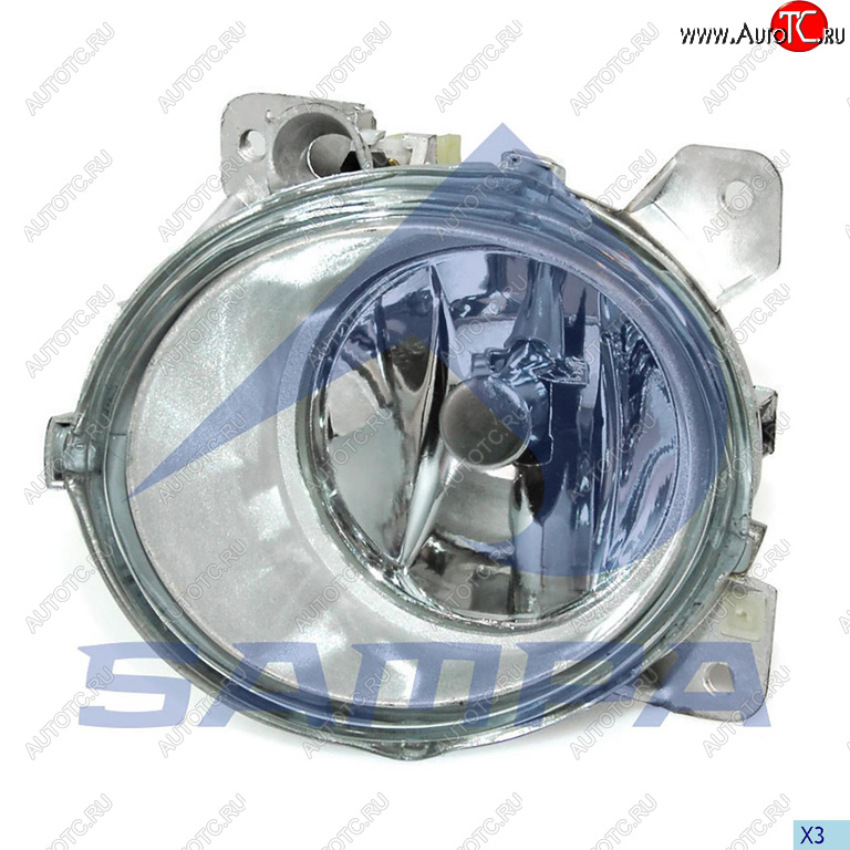 2 289 р. Фара противотуманная SCANIA 4,P,G,R,T series правая наружная SAMPA SAMPA 042.075  с доставкой в г. Кемерово