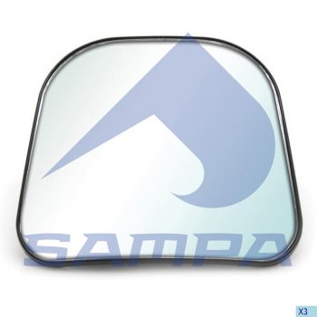 629 р. Элемент зеркальный SCANIA 124,144 с подогревом (малое) SAMPA SAMPA 042.111  с доставкой в г. Кемерово. Увеличить фотографию 4