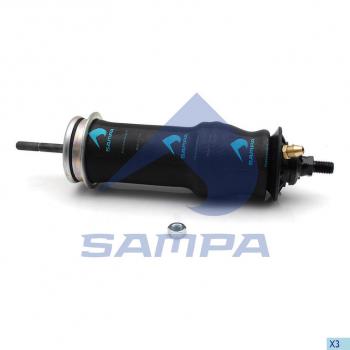 2 439 р. Амортизатор SCANIA кабины (пневмо) (212304 II) в сборе SAMPA SAMPA 043.144-01  с доставкой в г. Кемерово. Увеличить фотографию 1