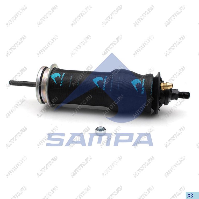 2 439 р. Амортизатор SCANIA кабины (пневмо) (212304 II) в сборе SAMPA SAMPA 043.144-01  с доставкой в г. Кемерово
