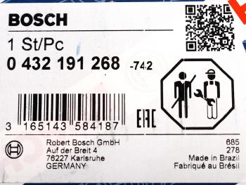 7 399 р. Форсунка MERCEDES Actros топливная BOSCH BOSCH 0432191268  с доставкой в г. Кемерово. Увеличить фотографию 6