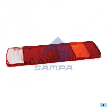 719 р. Рассеиватель DAF VOLVO FH12 SCANIA 4 series фонаря заднего левогоправого SAMPA SAMPA 043.467  с доставкой в г. Кемерово. Увеличить фотографию 1