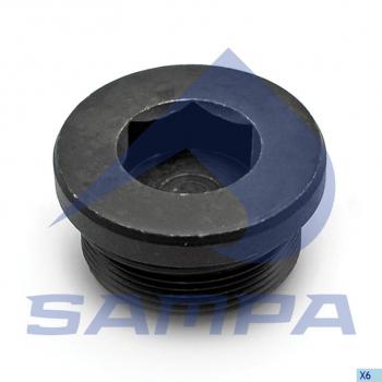 719 р. Пробка SCANIA P,G,R,T редуктора заднегосреднего моста магнитная SAMPA SAMPA 043.474  с доставкой в г. Кемерово. Увеличить фотографию 1