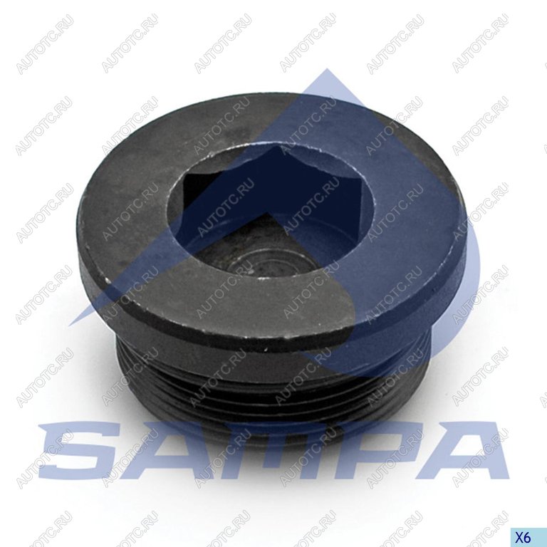 719 р. Пробка SCANIA P,G,R,T редуктора заднегосреднего моста магнитная SAMPA SAMPA 043.474  с доставкой в г. Кемерово