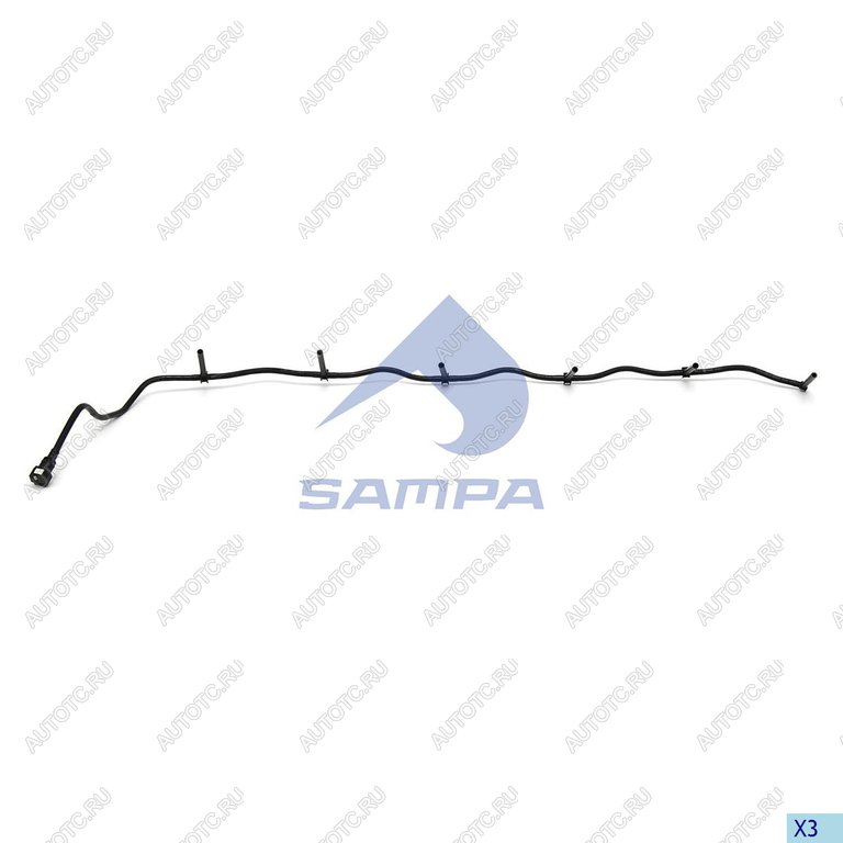 2 759 р. Трубка SCANIA P,G,R,T series системы охлаждения (для прокачки) SAMPA SAMPA 044.173  с доставкой в г. Кемерово