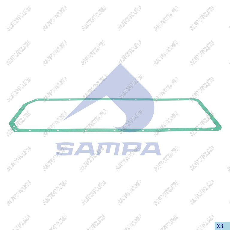 989 р. Прокладка SCANIA 4,G,P,R,T поддона масляного SAMPA SAMPA 044.395  с доставкой в г. Кемерово