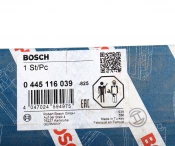 42 999 р. Форсунка AUDI A4 (11-) (3.0TDI) топливная (CDUC) BOSCH BOSCH 0445116039  с доставкой в г. Кемерово. Увеличить фотографию 5