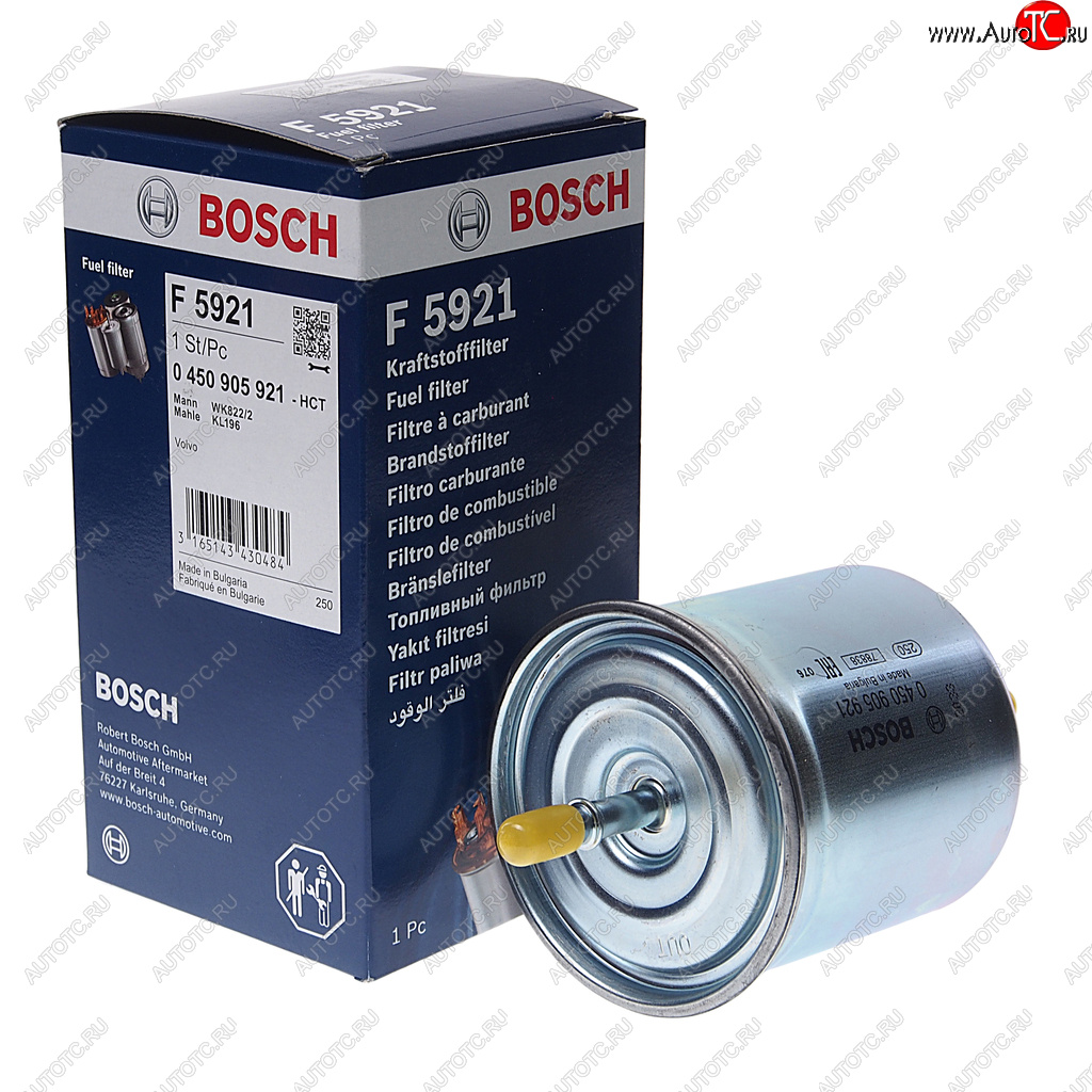 1 769 р. Фильтр топливный VOLVO C70,S40,S60,S80,V40,V70,XC70,XC90 BOSCH BOSCH 0450905921  с доставкой в г. Кемерово