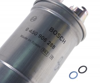 1 889 р. Фильтр топливный VW AUDI A4 (00-08) SKODA (1.9/2.0 TDI) FIAT Punto (94-99) (1.7 TD) BOSCH BOSCH 0450906374 BOSCH 0450906374  с доставкой в г. Кемерово. Увеличить фотографию 2