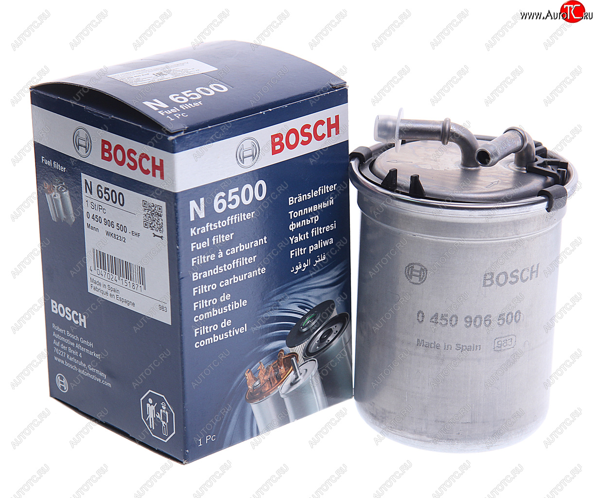 1 889 р. Фильтр топливный VW AUDI SEAT SKODA BOSCH BOSCH 0450906500  с доставкой в г. Кемерово
