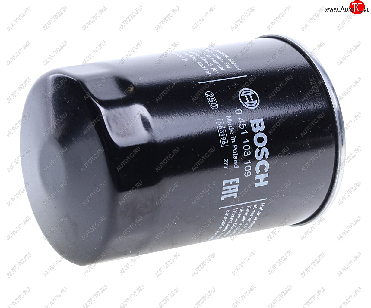 879 р. Фильтр масляный VW AUDI SEAT SKODA (04-) (1.82.0 TSITFSI) BOSCH BOSCH 0451103109  с доставкой в г. Кемерово