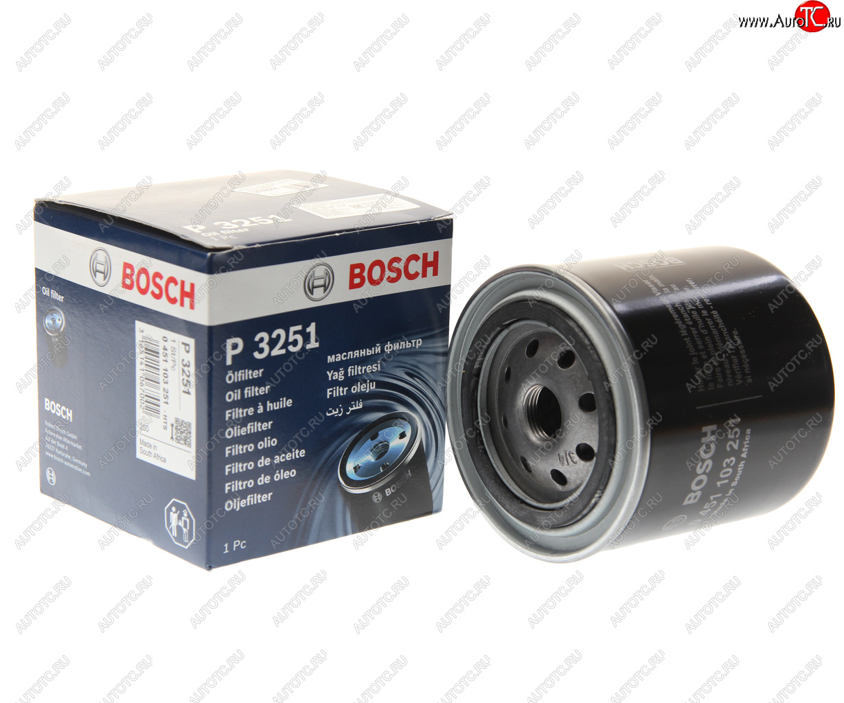 679 р. Фильтр масляный NISSAN Navara,Pathfinder,X-Trail BOSCH BOSCH 0451103251  с доставкой в г. Кемерово