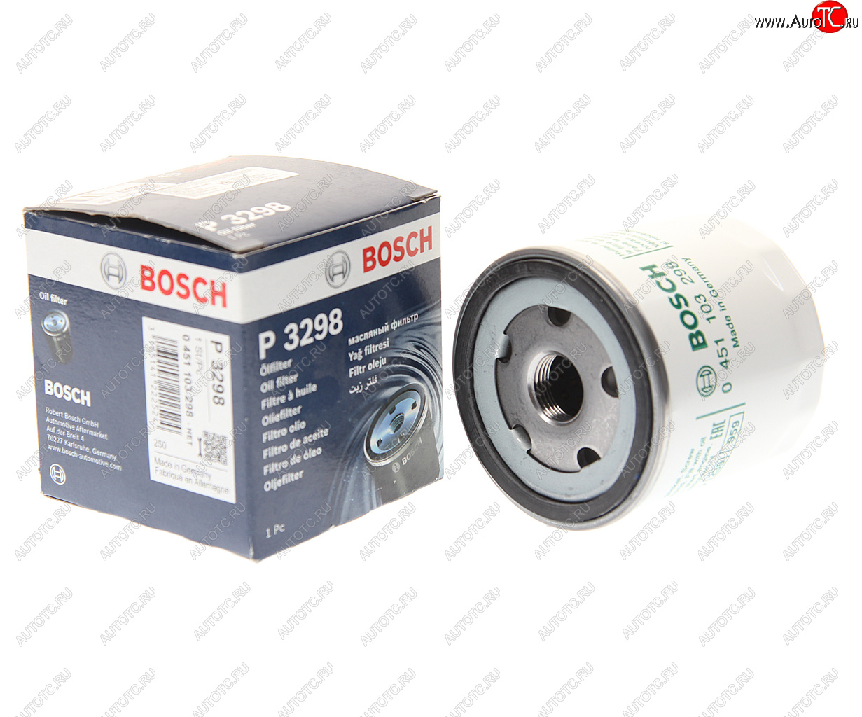499 р. Фильтр масляный CHRYSLER 300C (04-11) BOSCH BOSCH 0451103298 BOSCH 0451103298  с доставкой в г. Кемерово