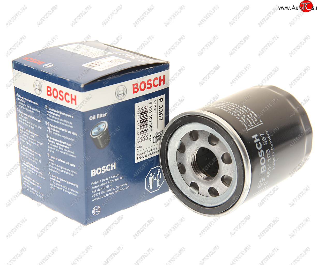 1 589 р. Фильтр масляный LAND ROVER Range Rover Sport BOSCH BOSCH 0451103367 BOSCH 0451103367  с доставкой в г. Кемерово