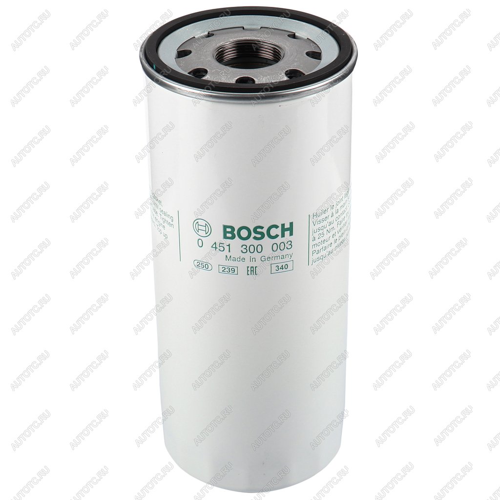 1 499 р. Фильтр масляный VOLVO 6FL,7FL,10FL,12F,12FH,12FL,16FL BOSCH BOSCH 0451300003  с доставкой в г. Кемерово