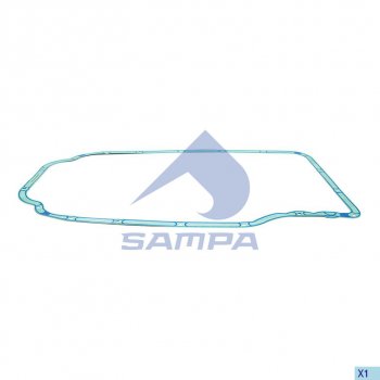 1 669 р. Прокладка SCANIA P,G,R,T series дв.DC13 поддона масляного (разборная) SAMPA SAMPA 045.308  с доставкой в г. Кемерово. Увеличить фотографию 1