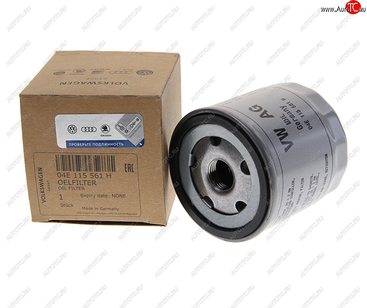 1 199 р. Фильтр масляный VW Golf (12-),Polo (12-) AUDI A3 (12-) SEAT Leon SKODA Octavia OE VAG 04e115561h  с доставкой в г. Кемерово