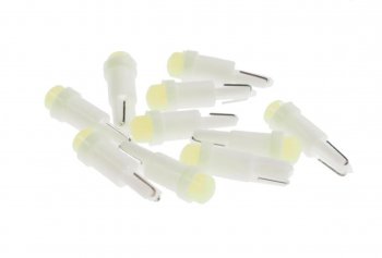 10 р. Лампа светодиодная 12V T5 W2x4.6d COB White MEGA ELECTRIC MEGA ELECTRIC 05012w  с доставкой в г. Кемерово. Увеличить фотографию 1