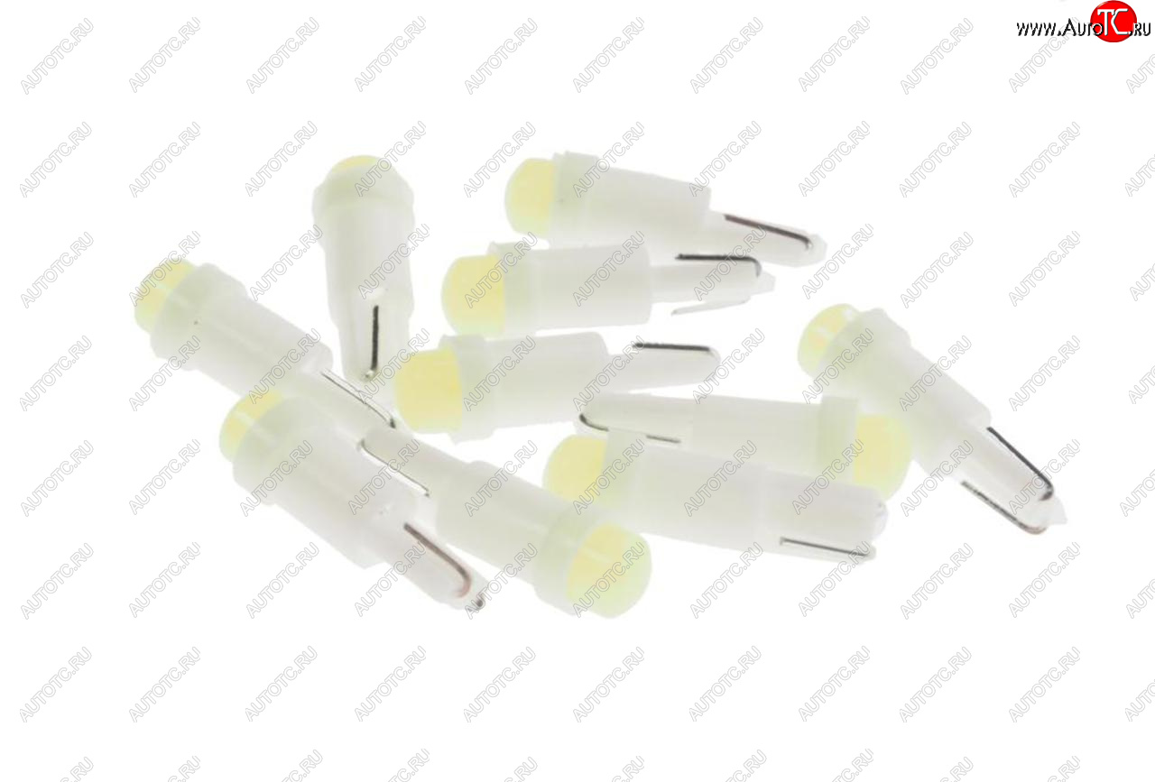 10 р. Лампа светодиодная 12V T5 W2x4.6d COB White MEGA ELECTRIC MEGA ELECTRIC 05012w  с доставкой в г. Кемерово