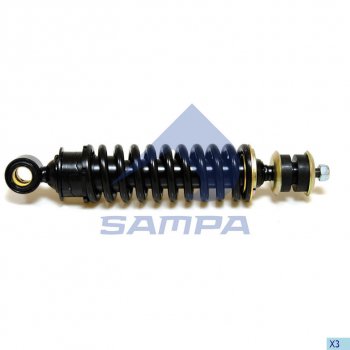 4 599 р. Амортизатор DAF 95XF кабины передний с пружиной (277337 25x40 14x83 OI) SAMPA SAMPA 050.209-01  с доставкой в г. Кемерово. Увеличить фотографию 1