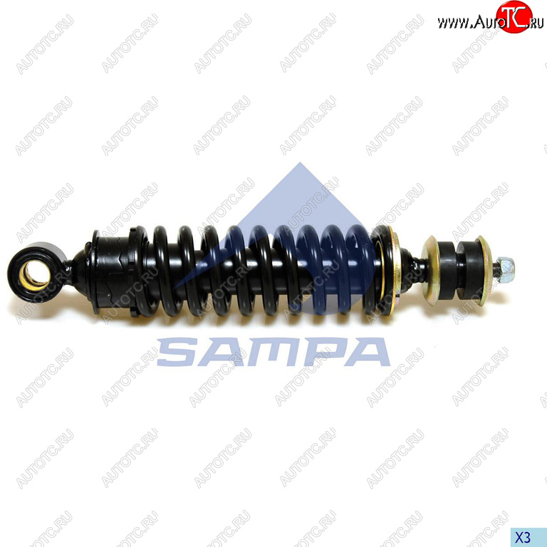 4 599 р. Амортизатор DAF 95XF кабины передний с пружиной (277337 25x40 14x83 OI) SAMPA SAMPA 050.209-01  с доставкой в г. Кемерово