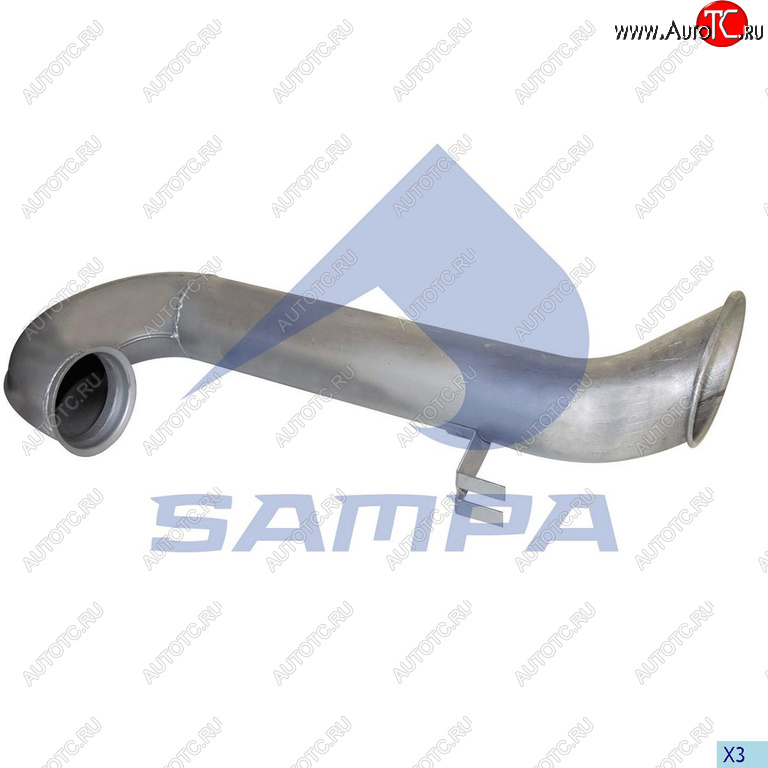 7 499 р. Труба выхлопная глушителя DAF SAMPA SAMPA 050.435  с доставкой в г. Кемерово
