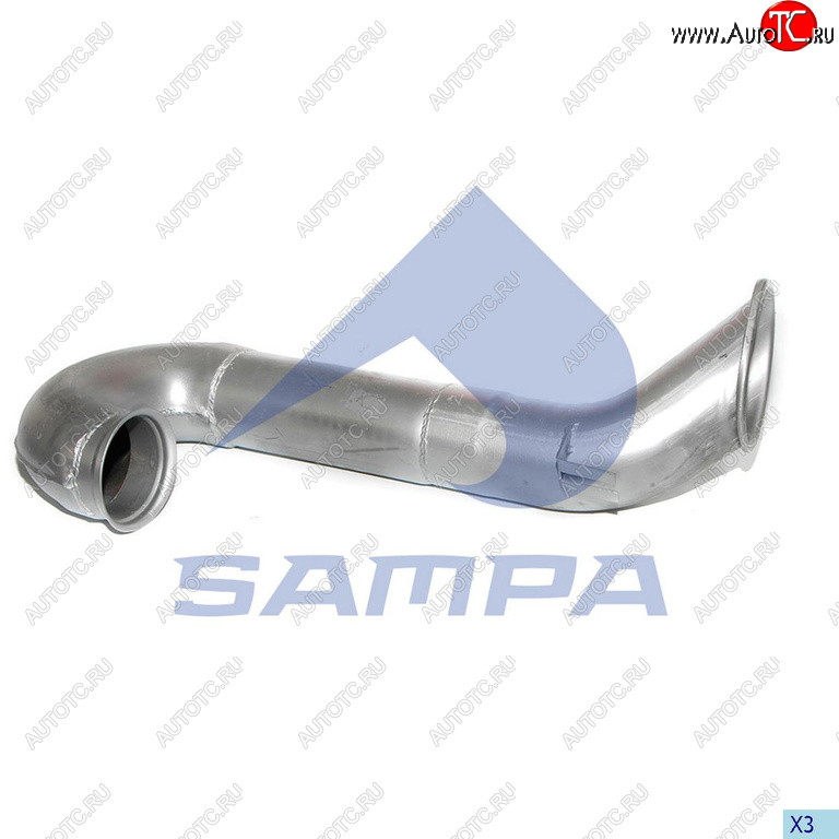 8 499 р. Труба выхлопная DAF 95XF задняя часть SAMPA SAMPA 050.438  с доставкой в г. Кемерово