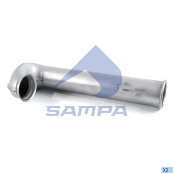 6 999 р. Труба приемная глушителя DAF CF 75 (01-) SAMPA SAMPA 050.486  с доставкой в г. Кемерово. Увеличить фотографию 1