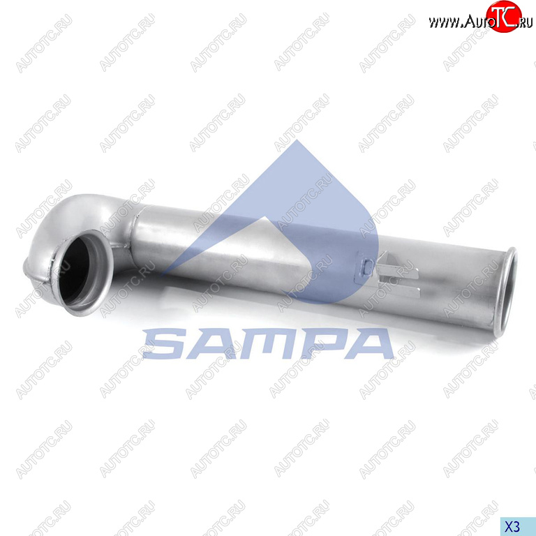 6 999 р. Труба приемная глушителя DAF CF 75 (01-) SAMPA SAMPA 050.486  с доставкой в г. Кемерово