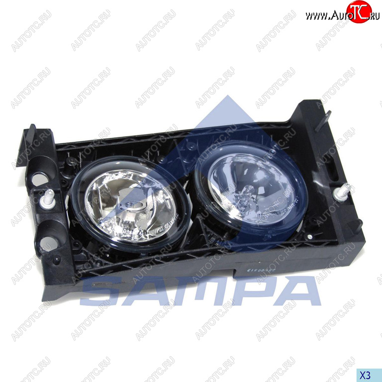 3 689 р. Фара противотуманная DAF XF95,CF65,CF75,CF85,LF45,LF55 правая SAMPA SAMPA 051.087  с доставкой в г. Кемерово