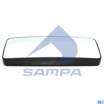 1 189 р. Элемент зеркальный DAF XF,CF MAN F2000 левыйправый с подогревом SAMPA SAMPA 051.118  с доставкой в г. Кемерово. Увеличить фотографию 4
