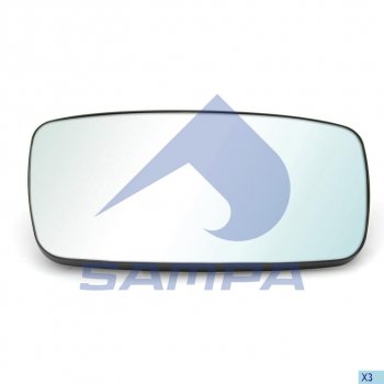 1 429 р. Элемент зеркальный DAF XF105 основной с подогревом левыйправый SAMPA SAMPA 051.129  с доставкой в г. Кемерово. Увеличить фотографию 1