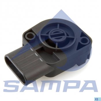 1 359 р. Датчик DAF CF85,75,XF105 положения педали газа SAMPA SAMPA 051.137  с доставкой в г. Кемерово. Увеличить фотографию 1