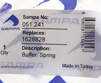 339 р. Отбойник DAF CF,XF рессоры задней SAMPA SAMPA 051.241  с доставкой в г. Кемерово. Увеличить фотографию 3
