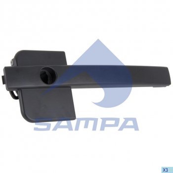 1 269 р. Ручка DAF двери наружная левая (без личники) SAMPA SAMPA 051.362  с доставкой в г. Кемерово. Увеличить фотографию 1